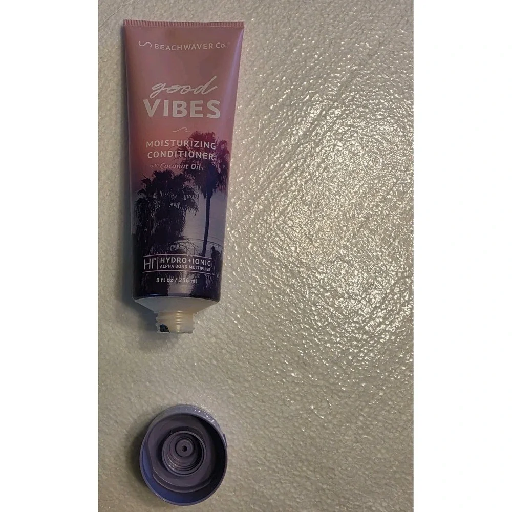 Beachwaver Co Good Vibes Moisturizing Conditioner 8oz NEW SEALED Vegan Hair Care